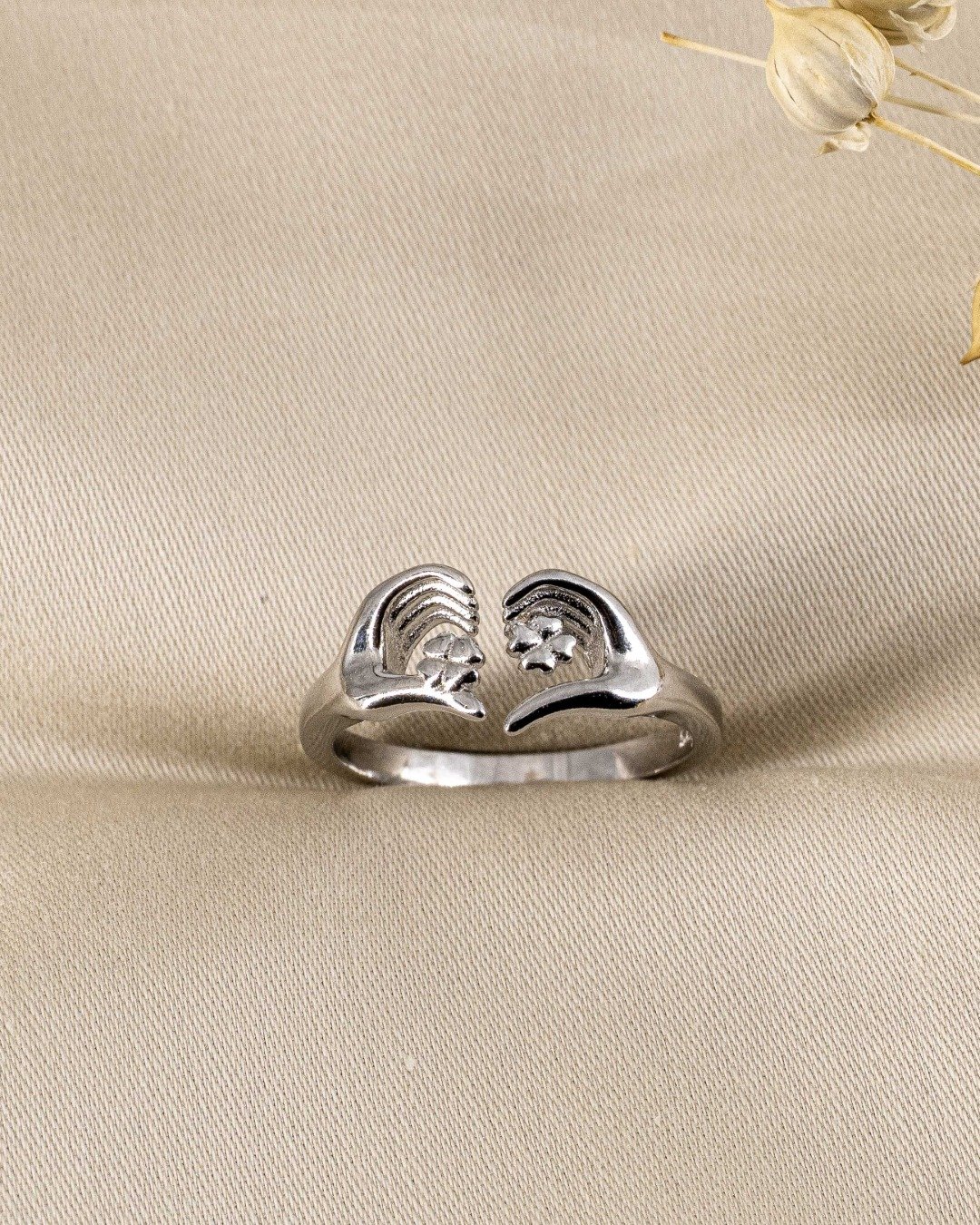 Ocean Wave Star Adjustable Ring – 925 Sterling Silver