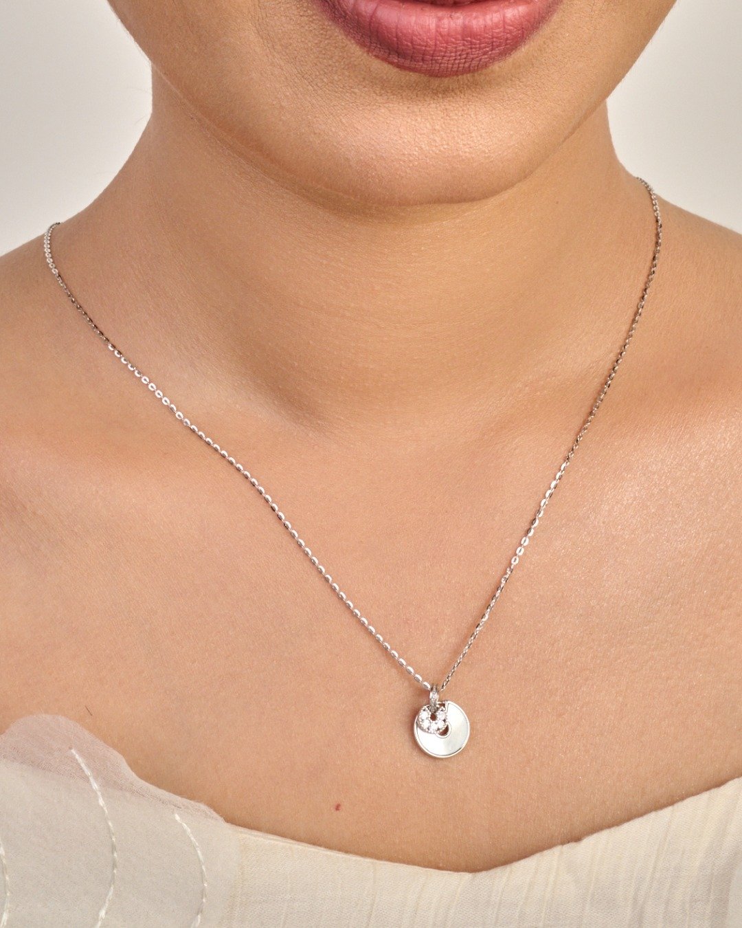 Celestial Dual Charm Necklace Set – 925 Sterling Silver — view 3